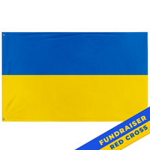Load image into Gallery viewer, Ukraine Flag (UA Red Cross Fundraiser)