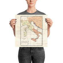 Load image into Gallery viewer, Milites Maps - Pre-Rework Italy - Poster