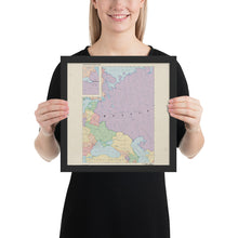 Load image into Gallery viewer, Ruskie Business Maps - Russia &amp; Eastern Europe -  Framed