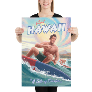Kaiserreich - Hawaii Propaganda Poster - A Taste of Freedom