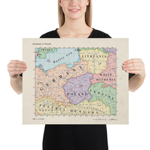 Load image into Gallery viewer, Ruskie Business Maps - Kingdom Of Poland - Poster
