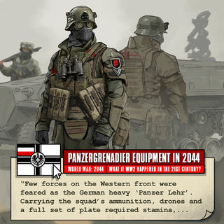 World of WW2044: Panzergrenadier Infantry Equipment in 2044