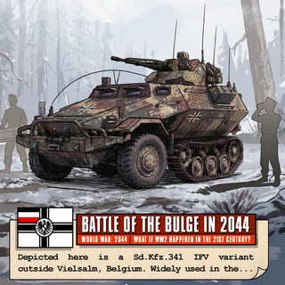 World of WW2044: German Half-Track IFV's during the Battle of the Ardennes, 2044