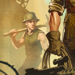 Pacific States Engineer Corps Poster - 'The West Will Never Fall'