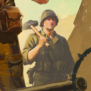 Pacific States Engineer Corps Poster - 'The West Will Never Fall'