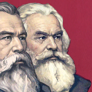 Lincoln-Marx-Engels Socialist Poster - Nothing To Lose But Your Chains