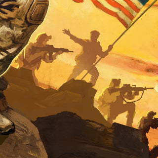 'Go Over The Top with the U.S. Army' - Modernized WW2 Propaganda Poster (WW2044)