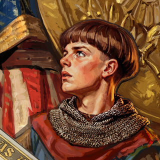 Medieval American Museum Poster - Manhattan Castle Exhibition (Framed)