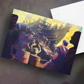 Crew of the Aequinox - Postcard