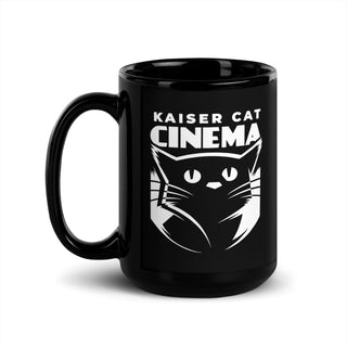 Kaiser Cat Cinema - Black Mug