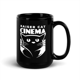 Kaiser Cat Cinema - Black Mug