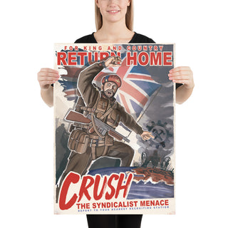 Kaiserreich - Dominion Of Canada Propaganda Poster - Return Home