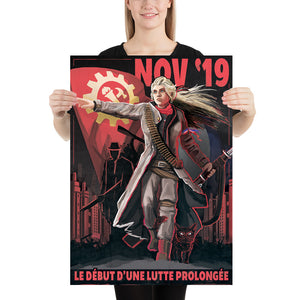 Kaiserreich - Commune of France Propaganda Poster - La Lutte Prolongée