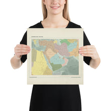 Load image into Gallery viewer, Ruskie Business Ottoman Empire &amp; Middle East Map - Poster