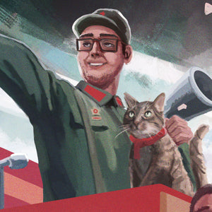 CSA Poster - American Syndicates - Propaganda Poster - World Revolution