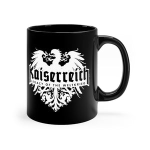 Kaiserreich Adler Mug - Black - 11oz