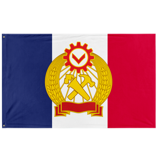 Commune of France Flag - 2021 (Single-Sided)