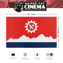Load image into Gallery viewer, Syndicalist Norway Flag (Single-Sided)