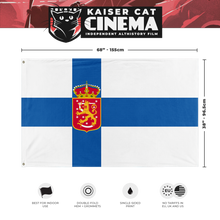 Load image into Gallery viewer, Kingdom of Finland flag (Single-Sided)