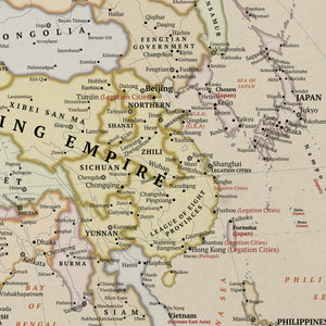 Ruskie Business - Kaiserreich World Map - Framed