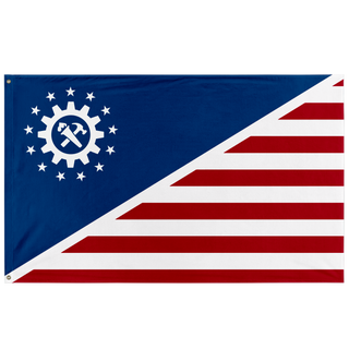 Combined Syndicates - Libertarian Flag (Single-Sided)