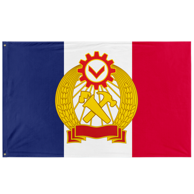 Commune of France Flag - 2021 (Single-Sided)