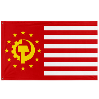 US Socialist Union Flag (Single-Sided)