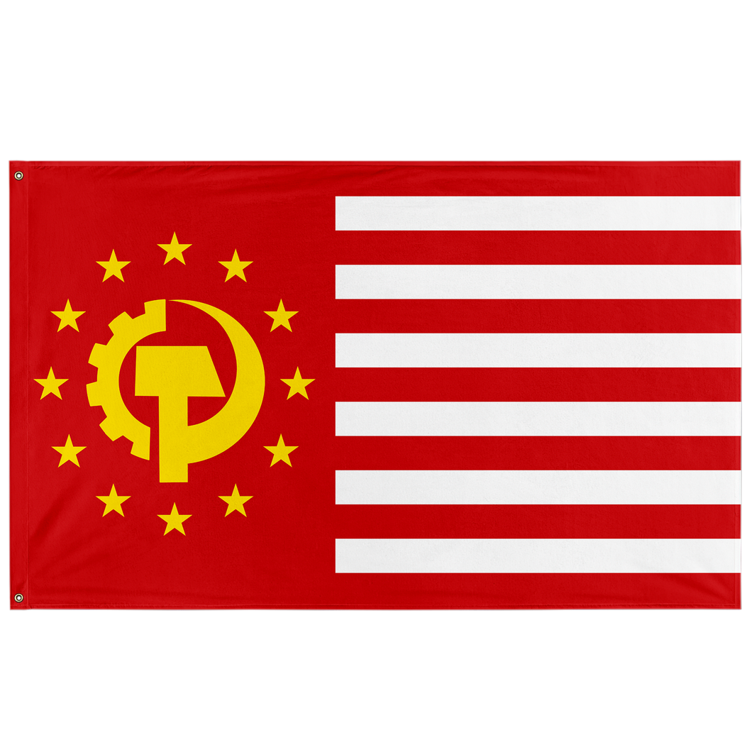 US Socialist Union Flag (Single-Sided)