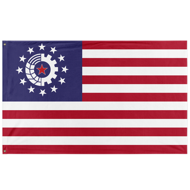Radical Socialist USA Flag (Single-Sided)