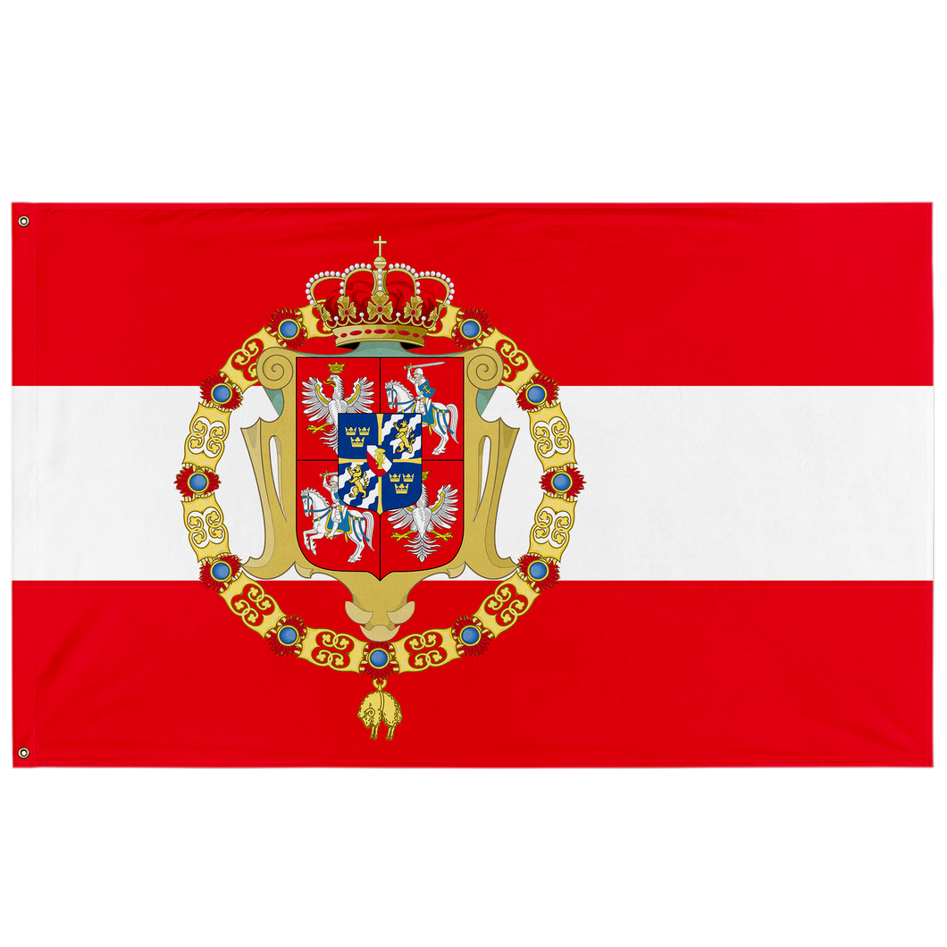 Polish Lithuanian Commonwealth Flag Single Sided Kaiser Cat Cinema polish-lithuanian-commonwealth-flag-single-sided-kaiser-cat-cinema