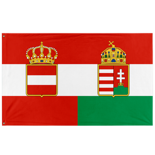 Austria-Hungary Flag (Single-Sided)