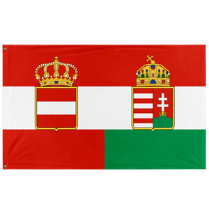 Austria-Hungary Flag (Single-Sided)