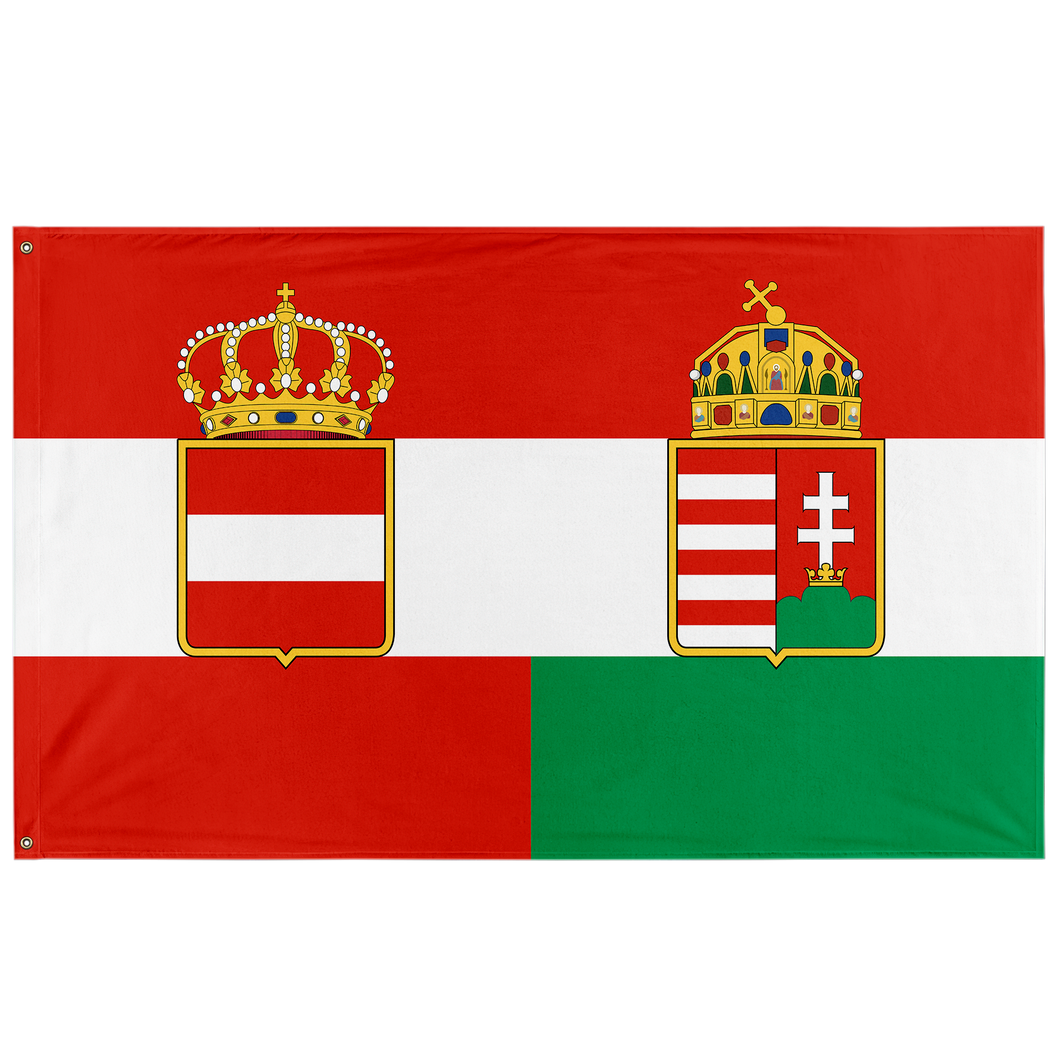 Austria-Hungary Flag (Single-Sided)