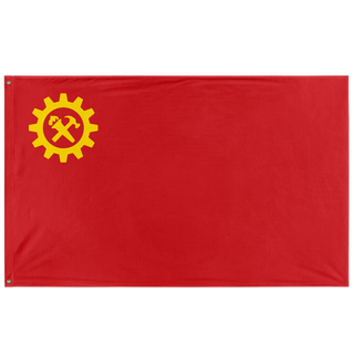 Syndicalist Scarlet Banner (Single-Sided)