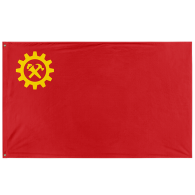 Syndicalist Scarlet Banner (Single-Sided)