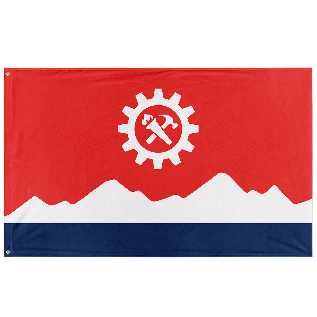 Syndicalist Norway Flag (Single-Sided)