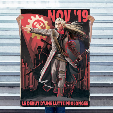 Kaiserreich - Commune of France Propaganda Poster - La Lutte Prolongée