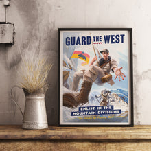 Load image into Gallery viewer, Pacific States Poster - Guard The West - Framed