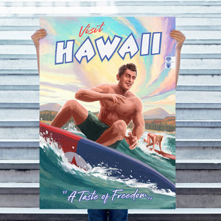 Kaiserreich - Hawaii Propaganda Poster - A Taste of Freedom