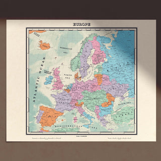 Ruskie Business Europe Map 2022 - Poster