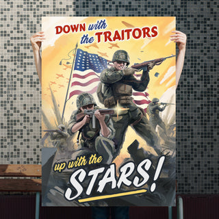 USA Loyalist Poster - Up with the Stars!