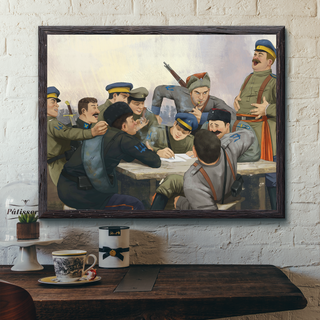 World of Kaiserreich - Ukraine - Framed Art Print (UA Red Cross Fundraiser)