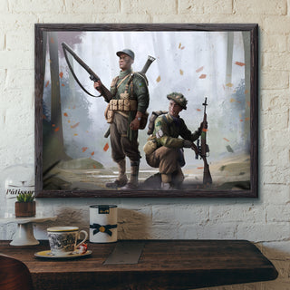 World Of Kaiserreich - New England - Framed Art Print