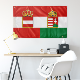 Austria-Hungary Flag (Single-Sided)