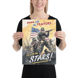 USA Loyalist Poster - Up with the Stars!