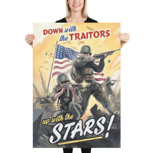 USA Loyalist Poster - Up with the Stars!
