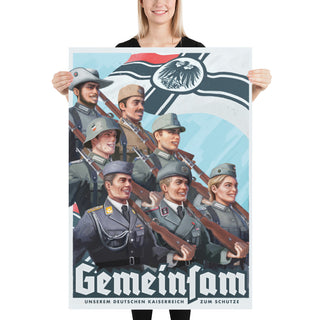 Gemeinsam - German Empire Propaganda Poster