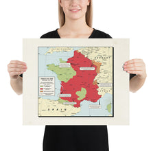 Load image into Gallery viewer, Ruskie Business Maps - The French Syndicalist Revolution - Poster