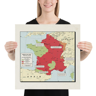 Ruskie Business Maps - The French Syndicalist Revolution - Poster