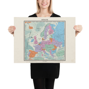 Ruskie Business Europe Map 2022 - Poster